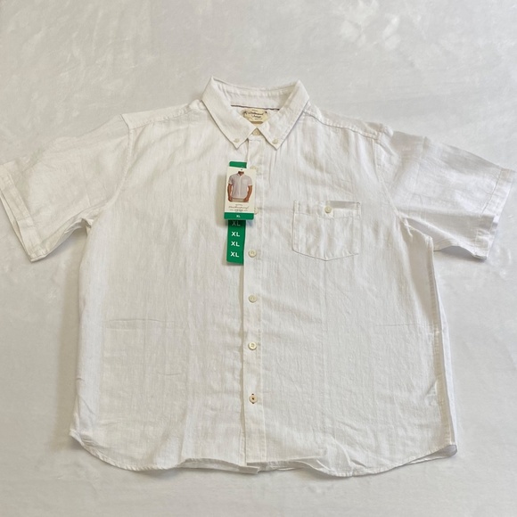 Weatherproof Vintage Linen/Cotton Woven Shirt, White, X-Large, NWT - Picture 9 of 16